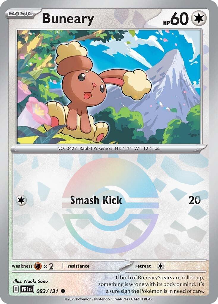Buneary (Poke Ball Pattern) – SV: Prismatic Evolutions (Pokemon)