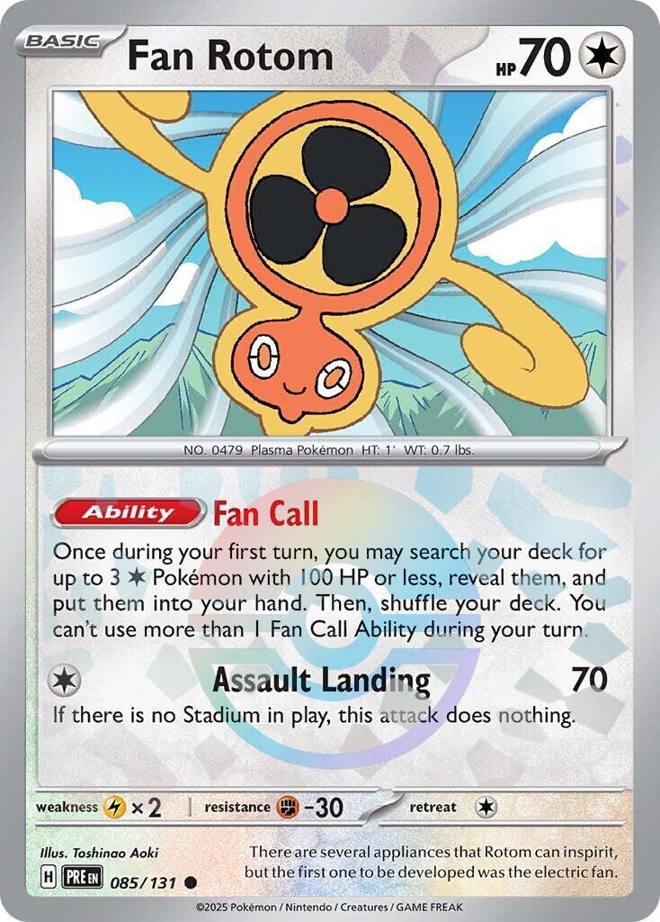 Fan Rotom (Poke Ball Pattern) – SV: Prismatic Evolutions (Pokemon)