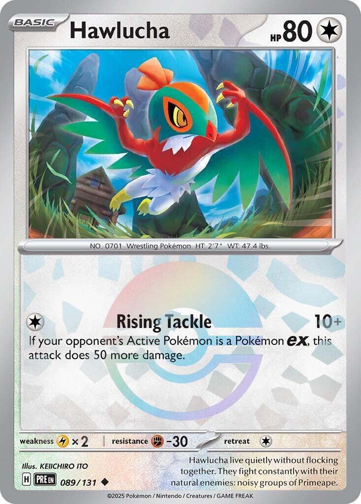 Hawlucha (Poke Ball Pattern) – SV: Prismatic Evolutions (Pokemon)