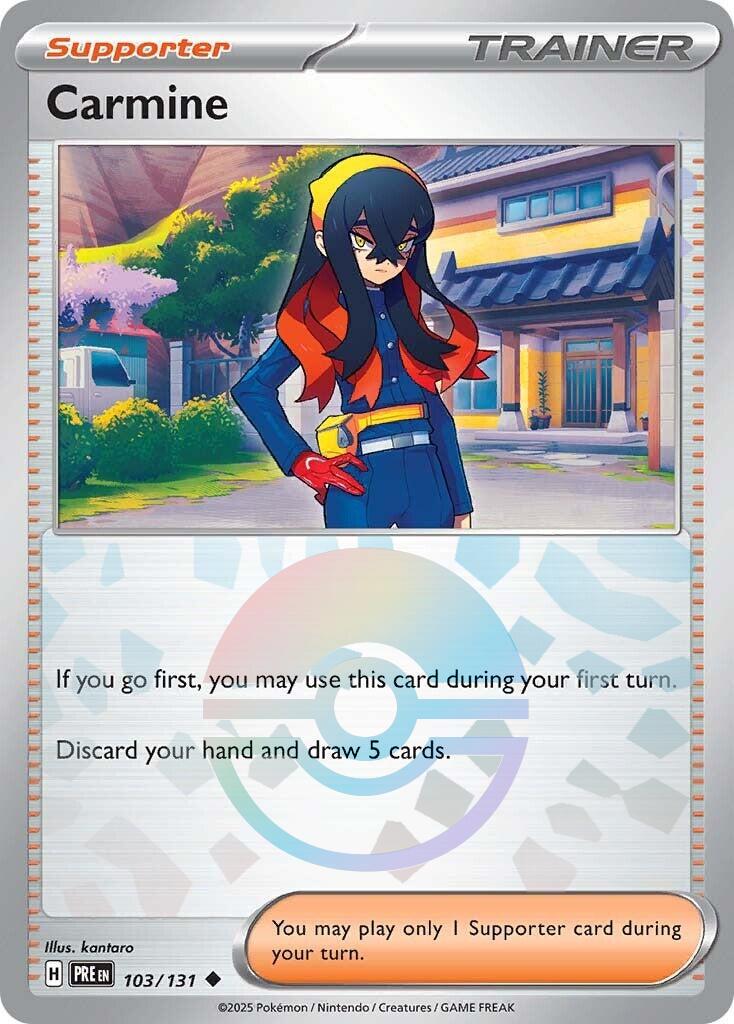 Carmine (Poke Ball Pattern) – SV: Prismatic Evolutions (Pokemon)