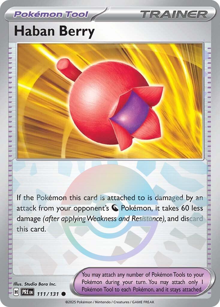 Haban Berry (Poke Ball Pattern) – SV: Prismatic Evolutions (Pokemon)