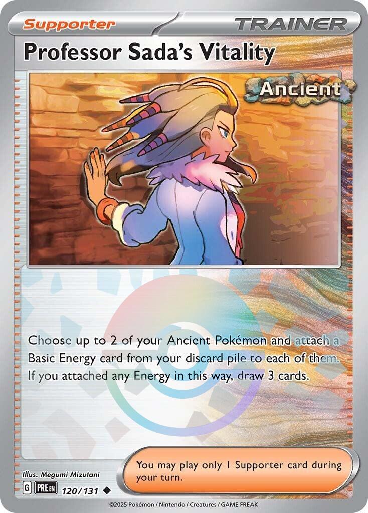 Professor Sada's Vitality (Poke Ball Pattern) – SV: Prismatic Evolutions (Pokemon)