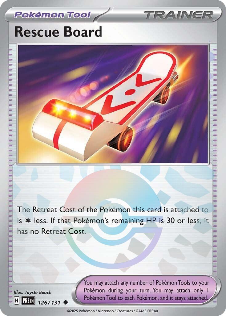 Rescue Board (Poke Ball Pattern) – SV: Prismatic Evolutions (Pokemon)