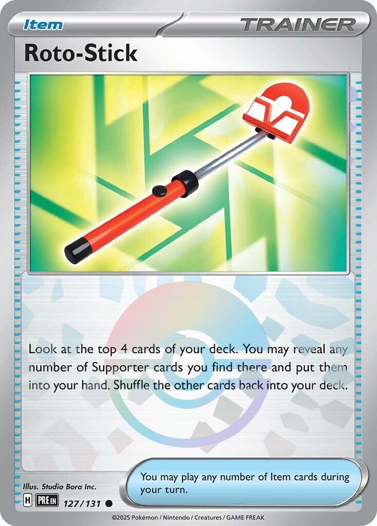 Roto-Stick (Poke Ball Pattern) – SV: Prismatic Evolutions (Pokemon)