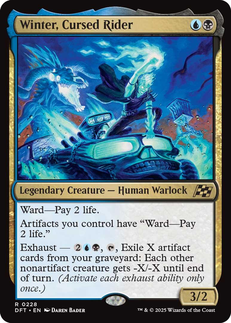 Winter, Cursed Rider – Aetherdrift (Magic: The Gathering)