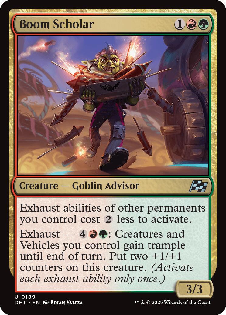 Boom Scholar – Aetherdrift (Magic: The Gathering)