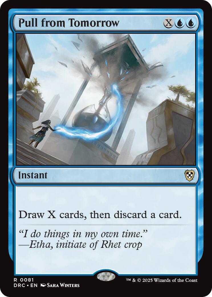 Pull from Tomorrow – Commander: Aetherdrift (Magic: The Gathering)