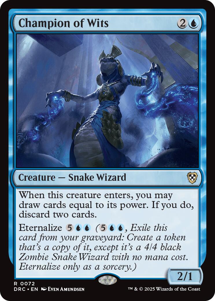 Champion of Wits – Commander: Aetherdrift (Magic: The Gathering)