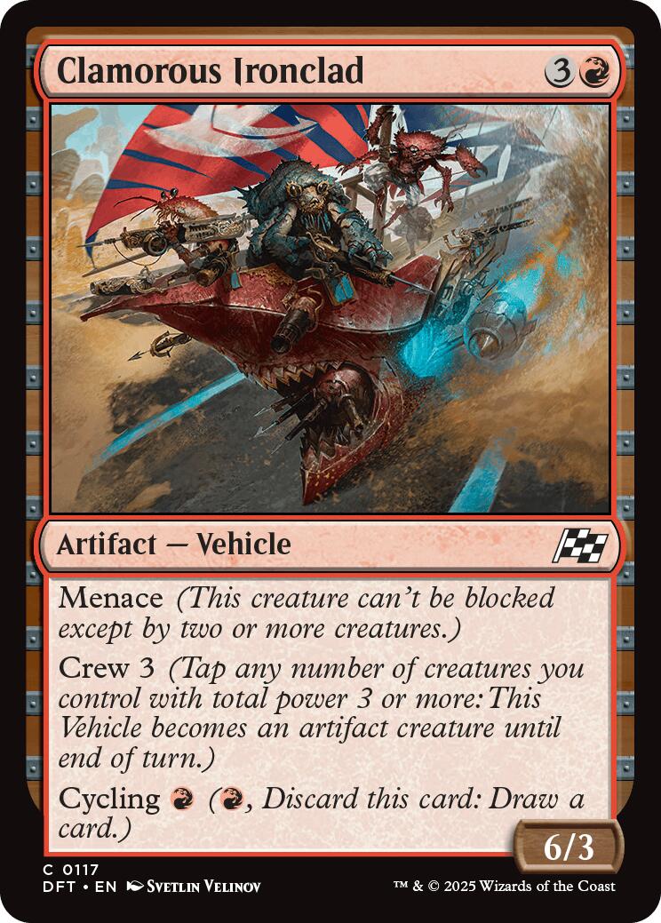 Clamorous Ironclad – Aetherdrift (Magic: The Gathering)