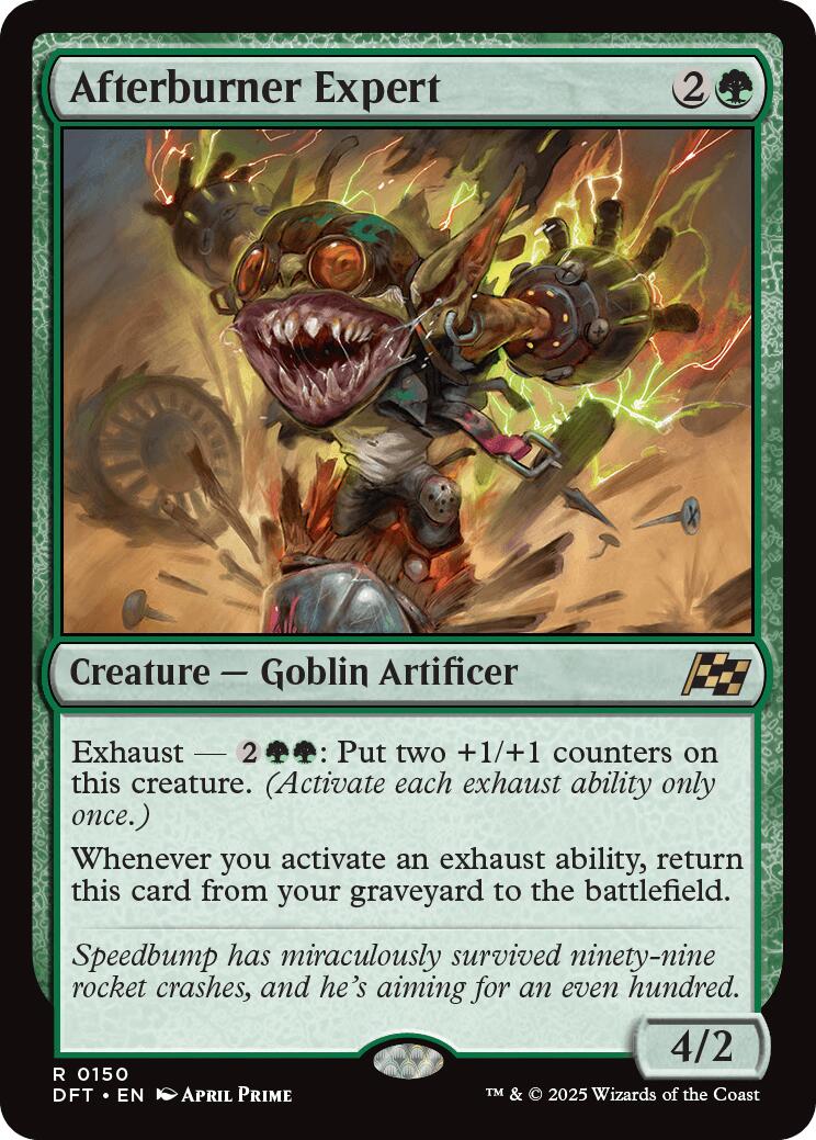 Afterburner Expert – Aetherdrift (Magic: The Gathering)