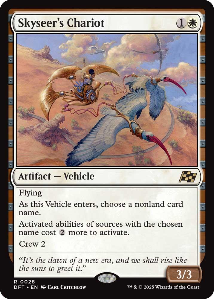 Skyseer's Chariot – Aetherdrift (Magic: The Gathering)