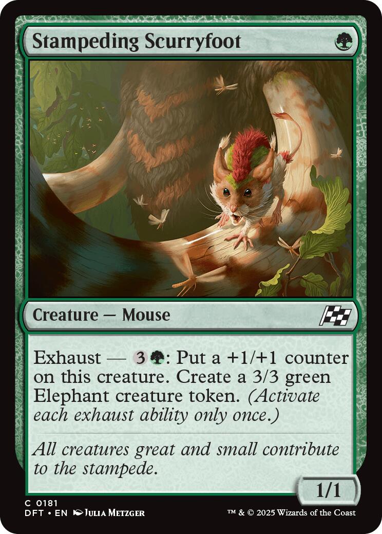 Stampeding Scurryfoot – Aetherdrift (Magic: The Gathering)