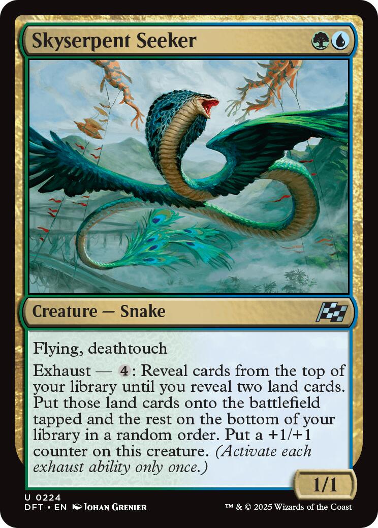 Skyserpent Seeker – Aetherdrift (Magic: The Gathering)