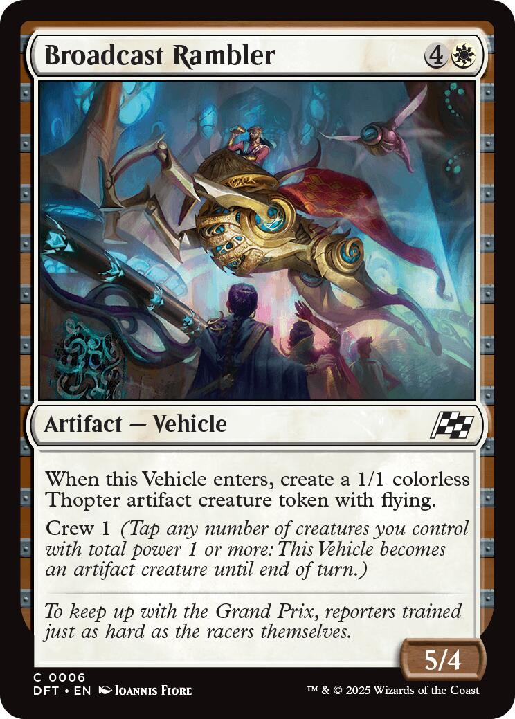 Broadcast Rambler – Aetherdrift (Magic: The Gathering)