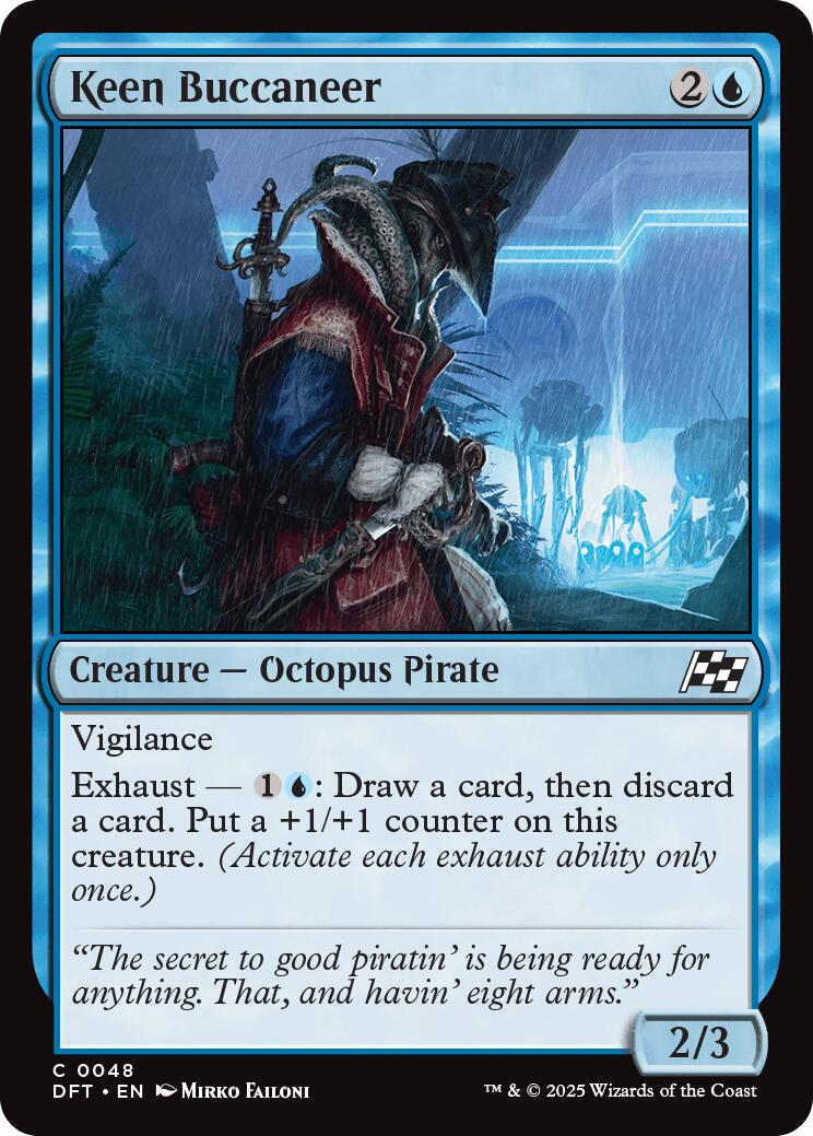Keen Buccaneer – Aetherdrift (Magic: The Gathering)
