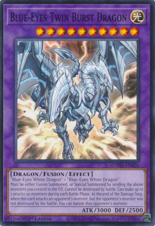 Blue-Eyes Twin Burst Dragon – Structure Deck: Blue-Eyes White Destiny (YuGiOh)