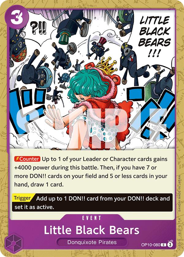 Little Black Bears – Royal Blood (One Piece Card Game)