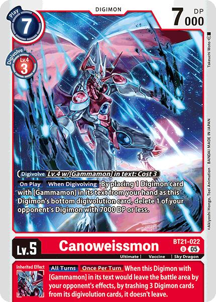 Canoweissmon – World Convergence (Digimon Card Game)