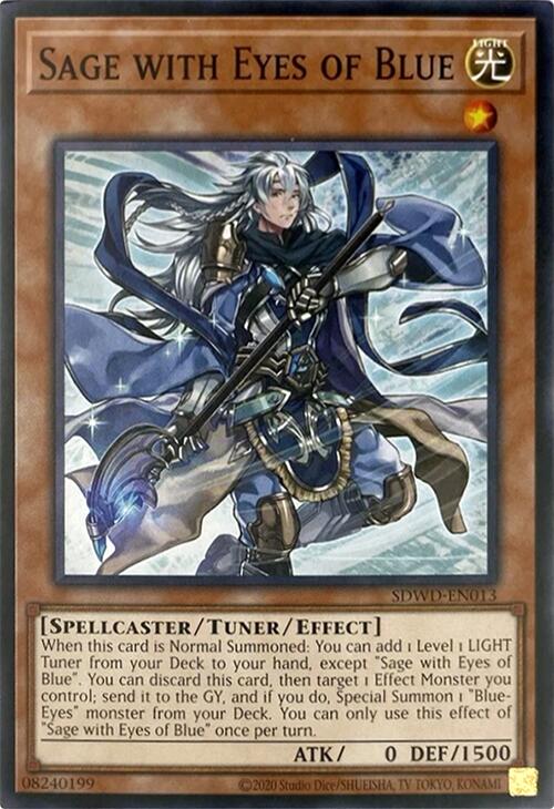 Sage with Eyes of Blue (Unlimited Misprint) – Structure Deck: Blue-Eyes White Destiny (YuGiOh)