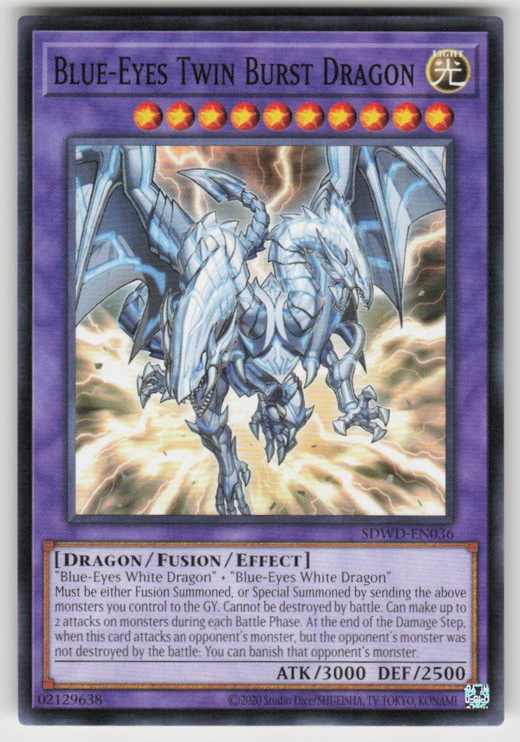 Blue-Eyes Twin Burst Dragon (Unlimited Misprint)