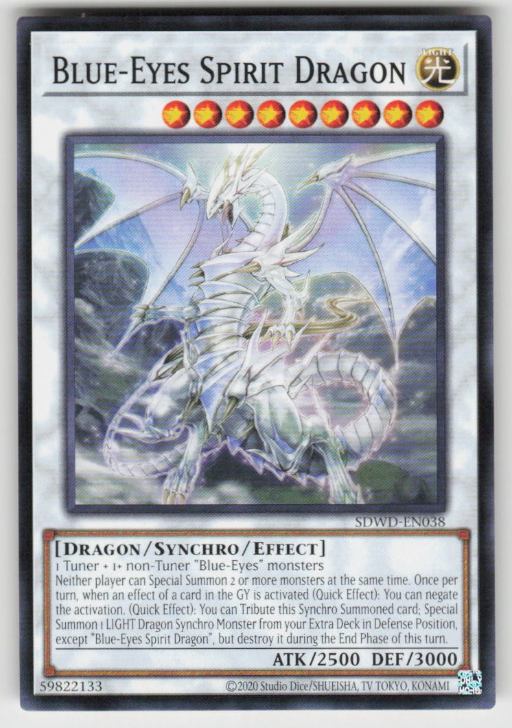 Blue-Eyes Spirit Dragon (Unlimited Misprint)