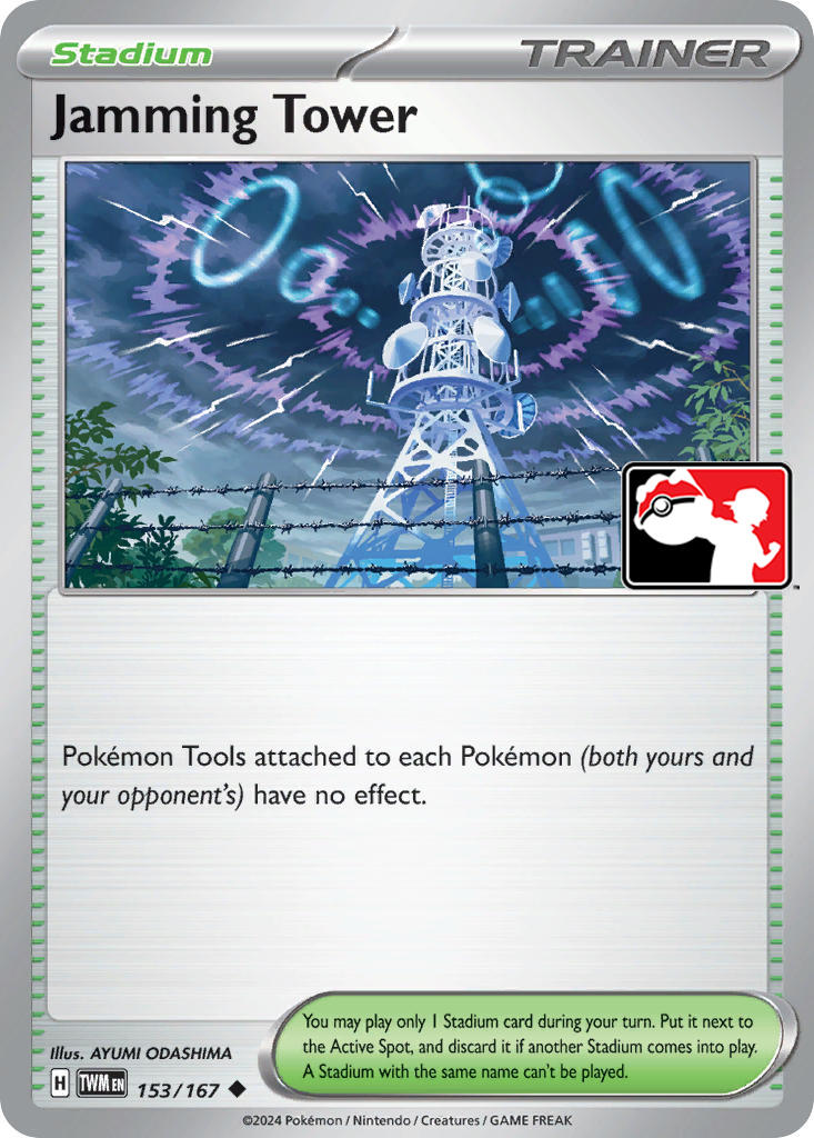 Jamming Tower - 153/167 – Prize Pack Series Cards (Pokemon)