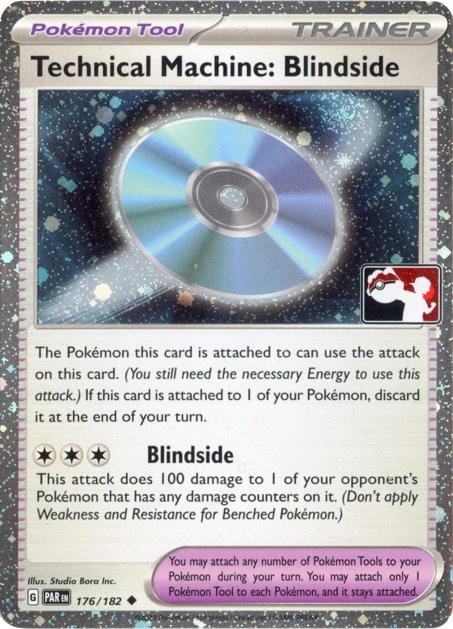 Technical Machine: Blindside - 176/182 (Cosmos Holo) – Prize Pack Series Cards (Pokemon)