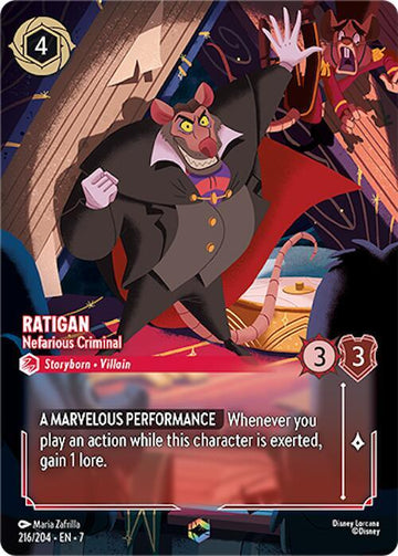 Ratigan – Nefarious Criminal