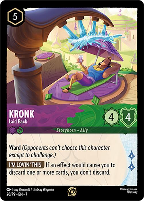 Kronk - Laid Back – Disney Lorcana Promo Cards (Disney Lorcana)