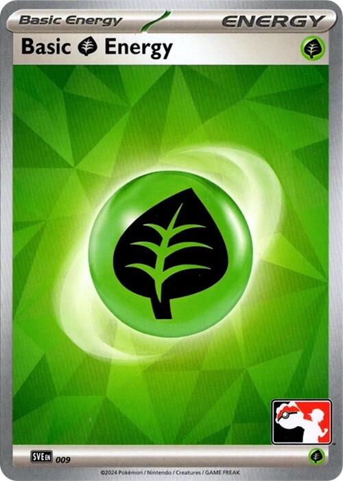Basic Grass Energy - 009 – Prize Pack Series Cards (Pokemon)