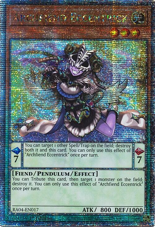 Archfiend Eccentrick (Quarter Century Secret Rare) – Quarter Century Stampede (YuGiOh)