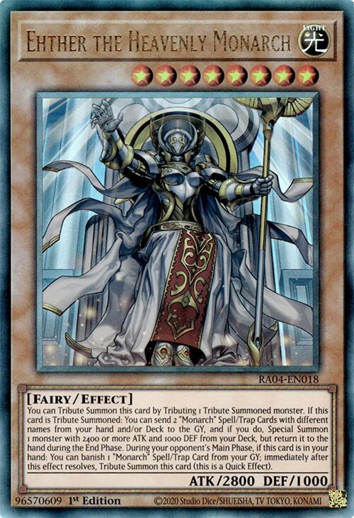 Ehther the Heavenly Monarch (PUR) – Quarter Century Stampede (YuGiOh)
