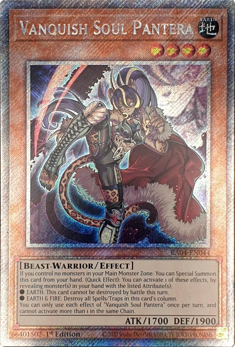 Vanquish Soul Pantera (Platinum Secret Rare) – Quarter Century Stampede (YuGiOh)