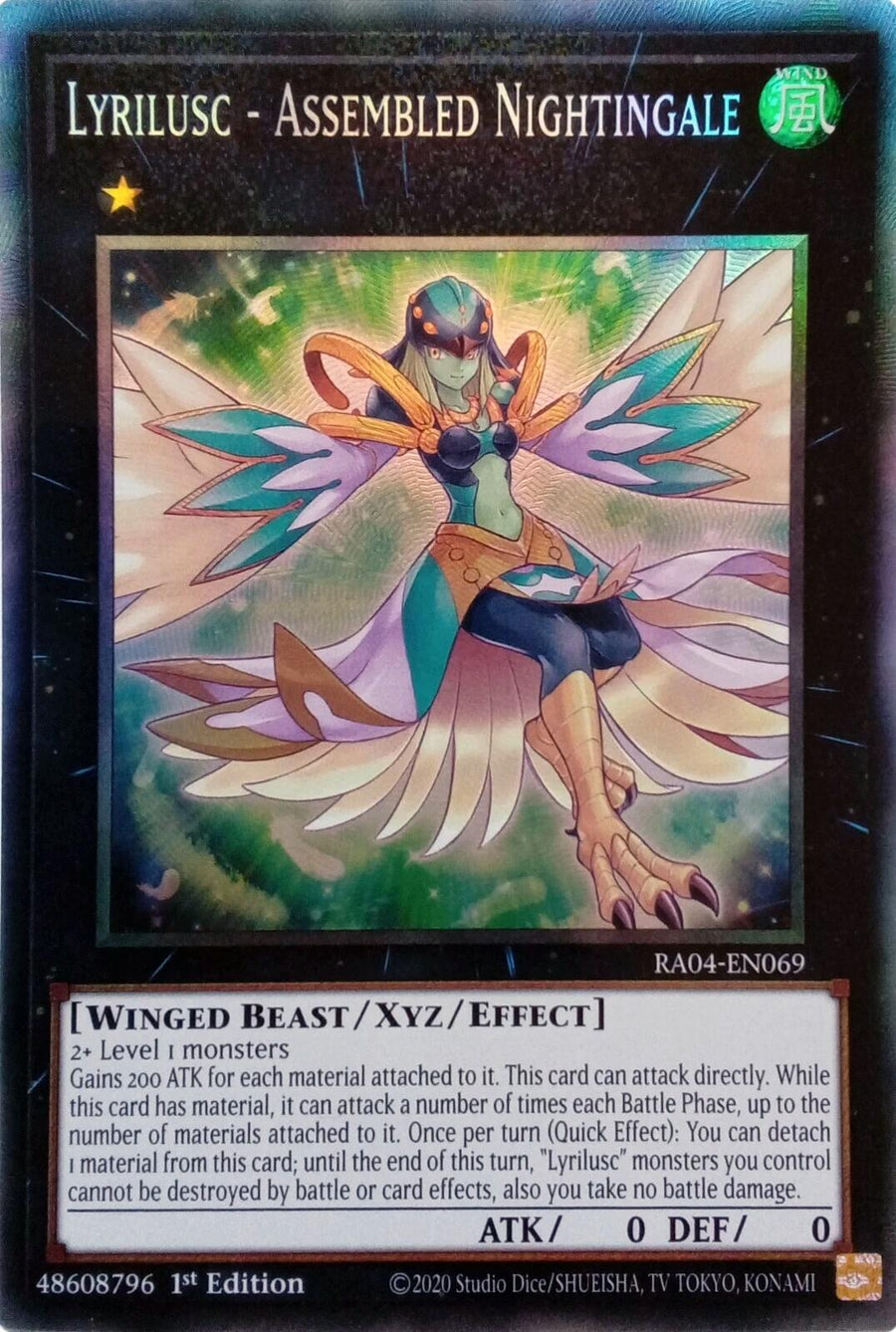 Lyrilusc - Assembled Nightingale (PCR) – Quarter Century Stampede (YuGiOh)