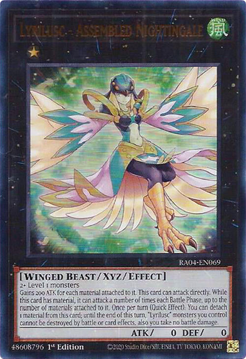 Lyrilusc - Assembled Nightingale (UR) – Quarter Century Stampede (YuGiOh)