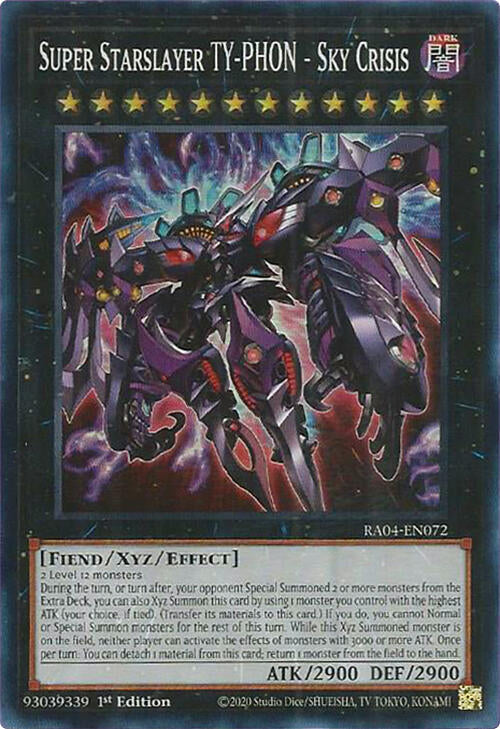 Super Starslayer TY-PHON - Sky Crisis – Quarter Century Stampede (YuGiOh)