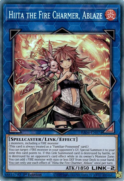 Hiita the Fire Charmer, Ablaze (PCR) – Quarter Century Stampede (YuGiOh)