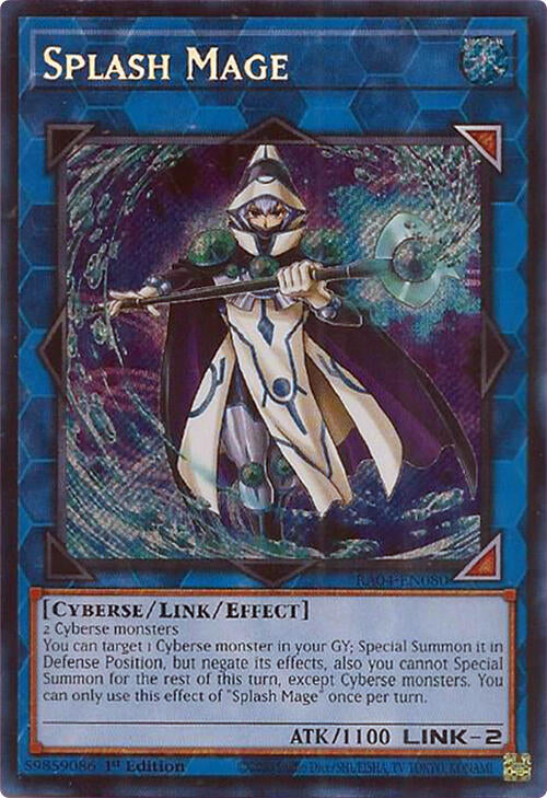 Splash Mage (Secret Rare) – Quarter Century Stampede (YuGiOh)