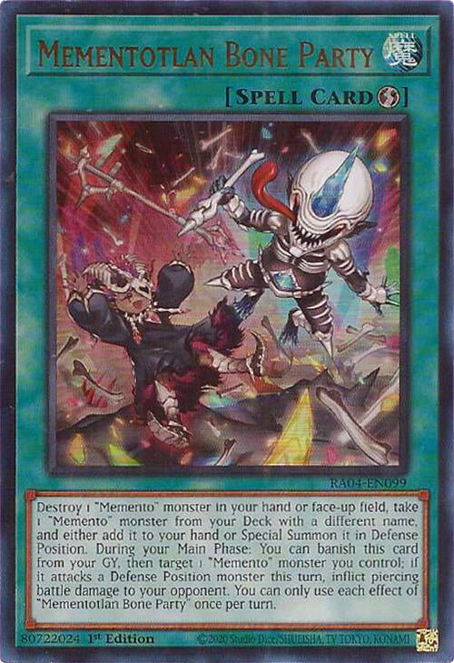 Mementotlan Bone Party (UR) – Quarter Century Stampede (YuGiOh)