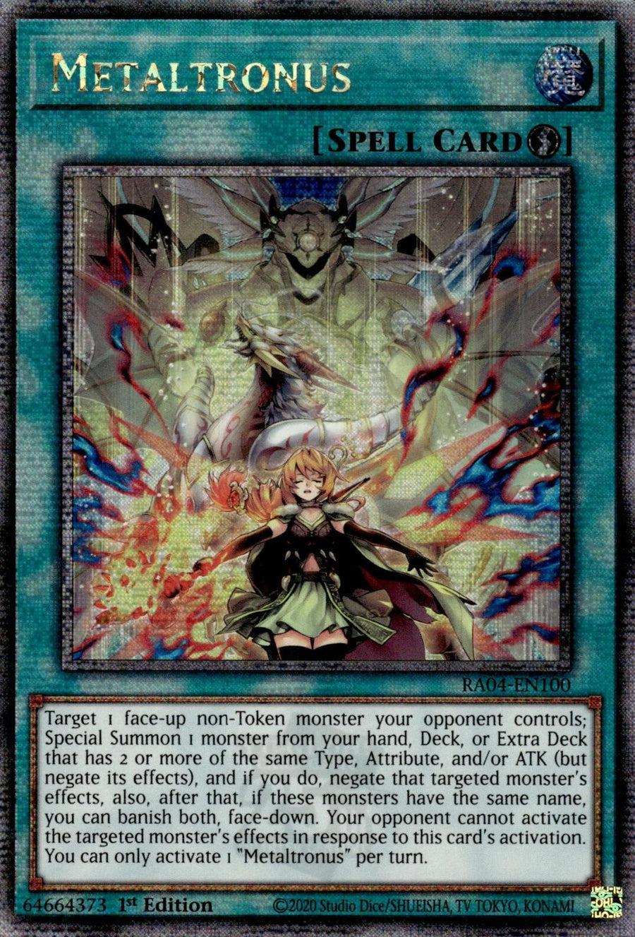 Metaltronus (Quarter Century Secret Rare) – Quarter Century Stampede (YuGiOh)