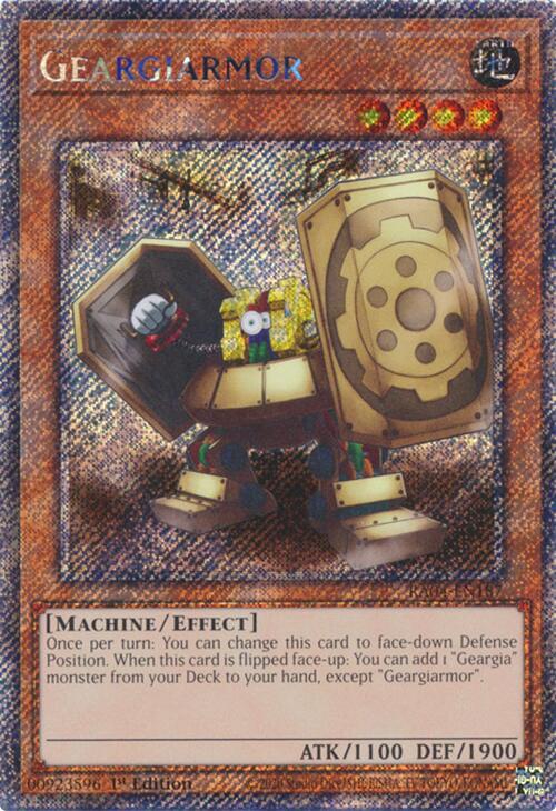 Geargiarmor (Platinum Secret Rare) – Quarter Century Stampede (YuGiOh)