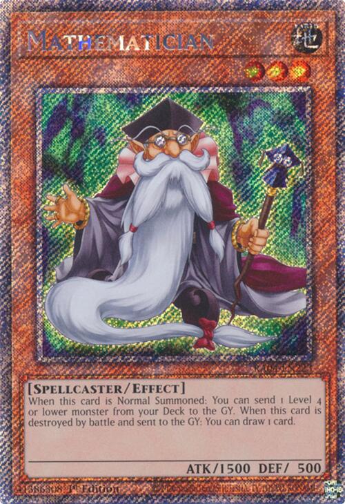 Mathematician (Platinum Secret Rare) – Quarter Century Stampede (YuGiOh)
