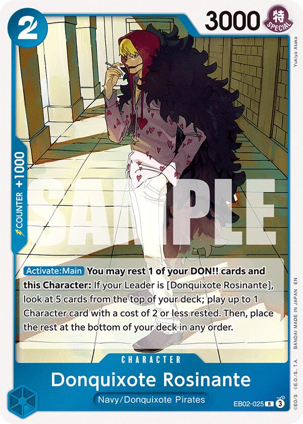 Donquixote Rosinante – Extra Booster: Anime 25th Collection (One Piece Card Game)
