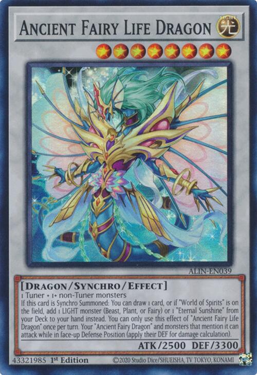 Ancient Fairy Life Dragon – Alliance Insight (YuGiOh)