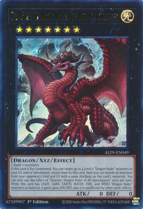Disaster, Dragon Ruler of All Apocalypses – Alliance Insight (YuGiOh)