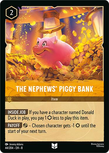 The Nephews' Piggy Bank – Reign of Jafar (Disney Lorcana)
