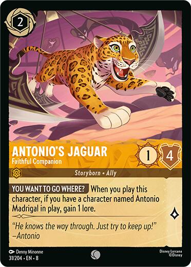 Antonio's Jaguar - Faithful Companion – Reign of Jafar (Disney Lorcana)