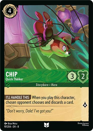 Chip - Quick Thinker – Reign of Jafar (Disney Lorcana)