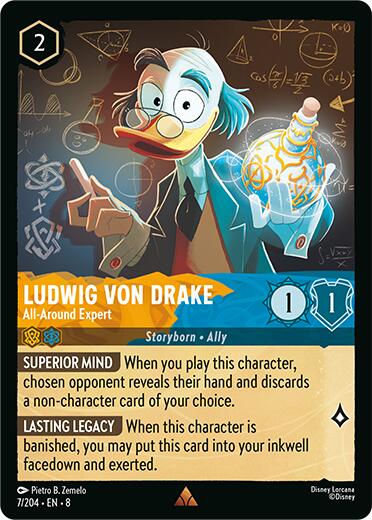 Ludwig Von Drake - All-Around Expert – Reign of Jafar (Disney Lorcana)