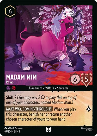 Madam Mim - Rhino – Reign of Jafar (Disney Lorcana)